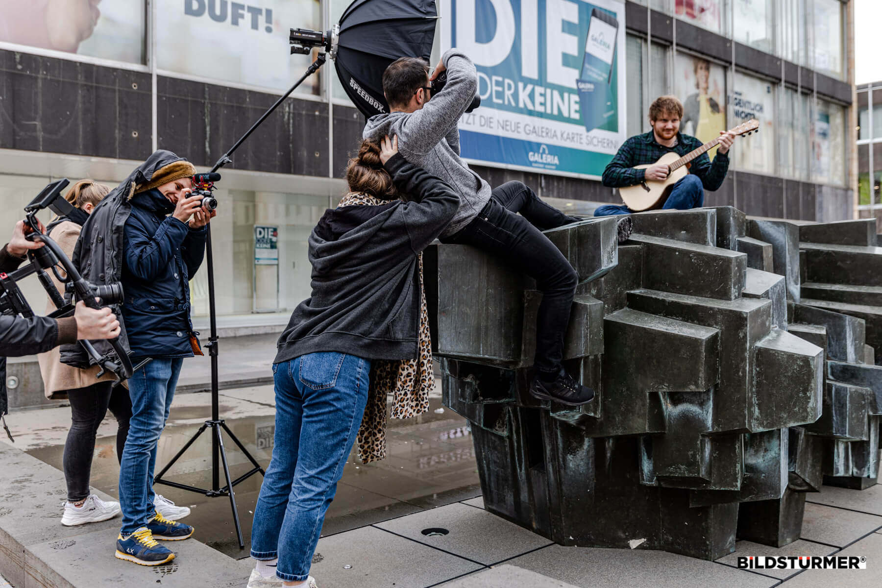 Fotoshooting ED Sheeran Double